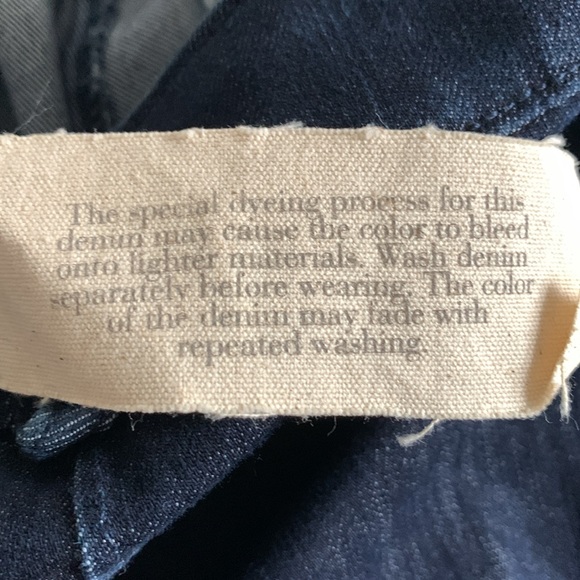 Loft ON TREND WIDE LEG dark denim sewn in seam NWT - Picture 7 of 11